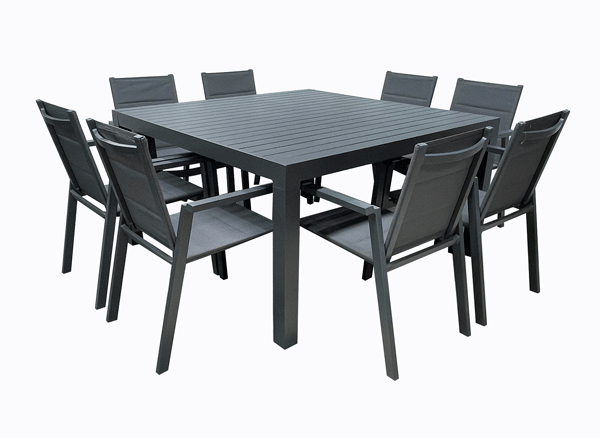 San Remo Sling - Azura Ext. 9pc Sq. Dining Sets