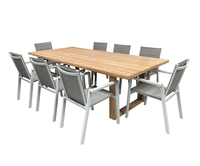 San Remo -Teakline 9pc Dining Set
