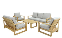 Teakline 5pc Sofa