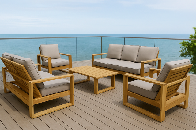 Teakline 5pc Sofa