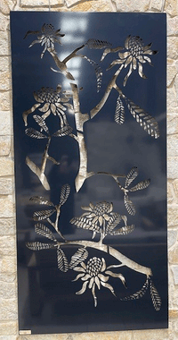Waratah Wall art 3PC SET
