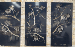 Waratah Wall art 3PC SET