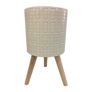 Kofi Composite Pot 29.5 X 55CM Ivory - robcousens Outdoor Furniture Factory direct
