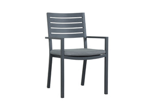 Trieste Cushion 9pc Extension Ceramic Table set - robcousens Outdoor Furniture Factory direct