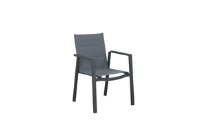 San Remo Sling 5pc Square - Gunmetal 900x 900mm - robcousens Outdoor Furniture Factory direct