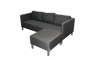 Riviera Triple sofa with Ottoman & Manhattan Table