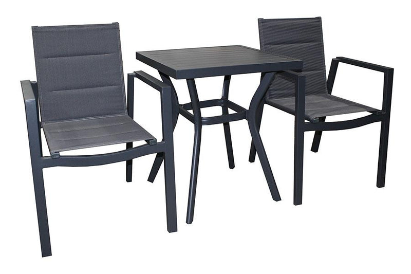 San Remo Sling 3pc Bistro setting - robcousens Outdoor Furniture Factory direct
