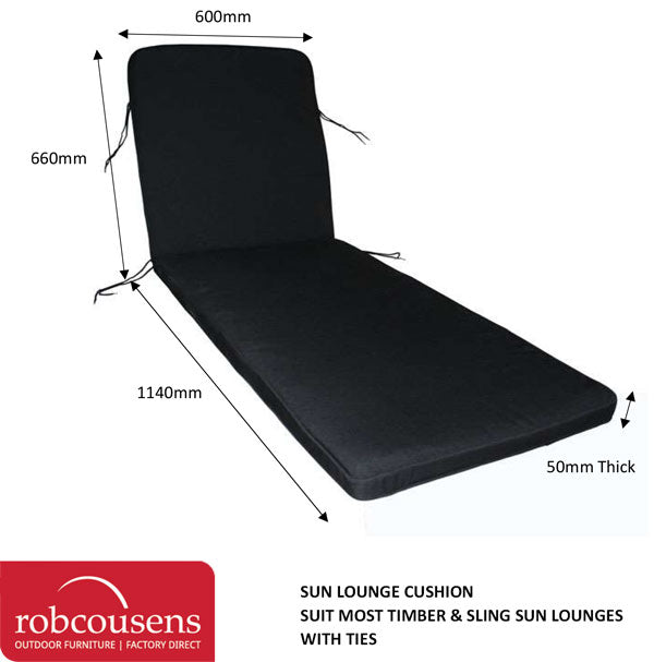 Sunlounge Cushion 114cm x 66cm x 60cm