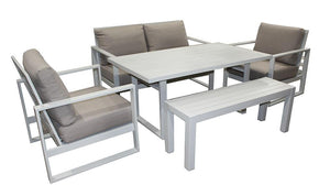 Torquay 5pc Double Cafe Set - robcousens Outdoor Furniture Factory direct