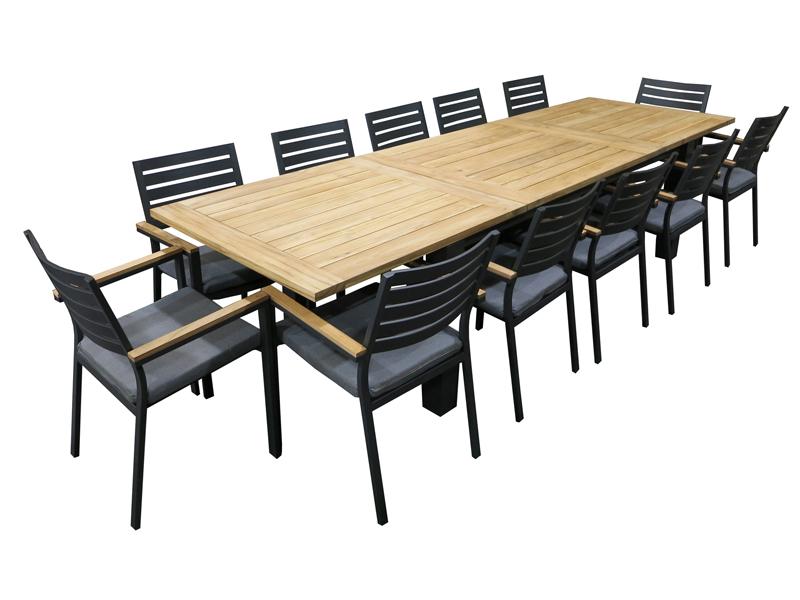 Santos 13pc Extension setting - robcousens Outdoor Furniture Factory direct