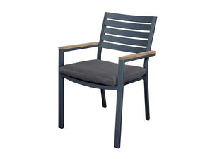 Santos Chair - Teak arm and cushion - robcousens Outdoor Furniture Factory direct