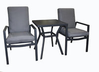 San Remo 3pc Cushion Bistro set - robcousens Outdoor Furniture Factory direct