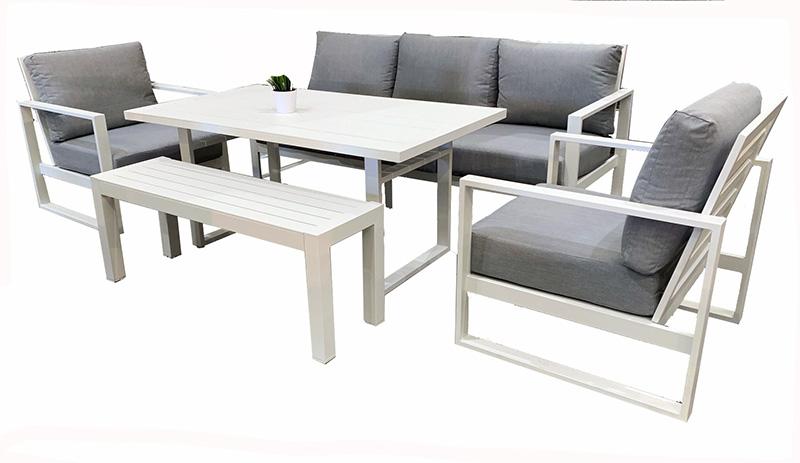 Torquay 5pc Triple Cafe Set - robcousens Outdoor Furniture Factory direct