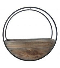 Circle Wall planter Brown Medium - robcousens Outdoor Furniture Factory direct