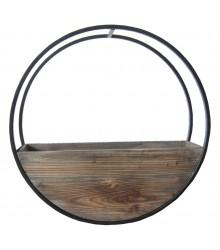 Circle Wall planter Brown Medium - robcousens Outdoor Furniture Factory direct