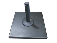 Umbrella Base - Granite base with wheels - Black 100kg